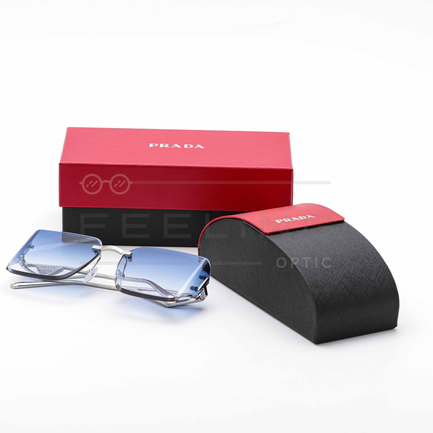 PRADA PRA189VS - Bleu & Gris