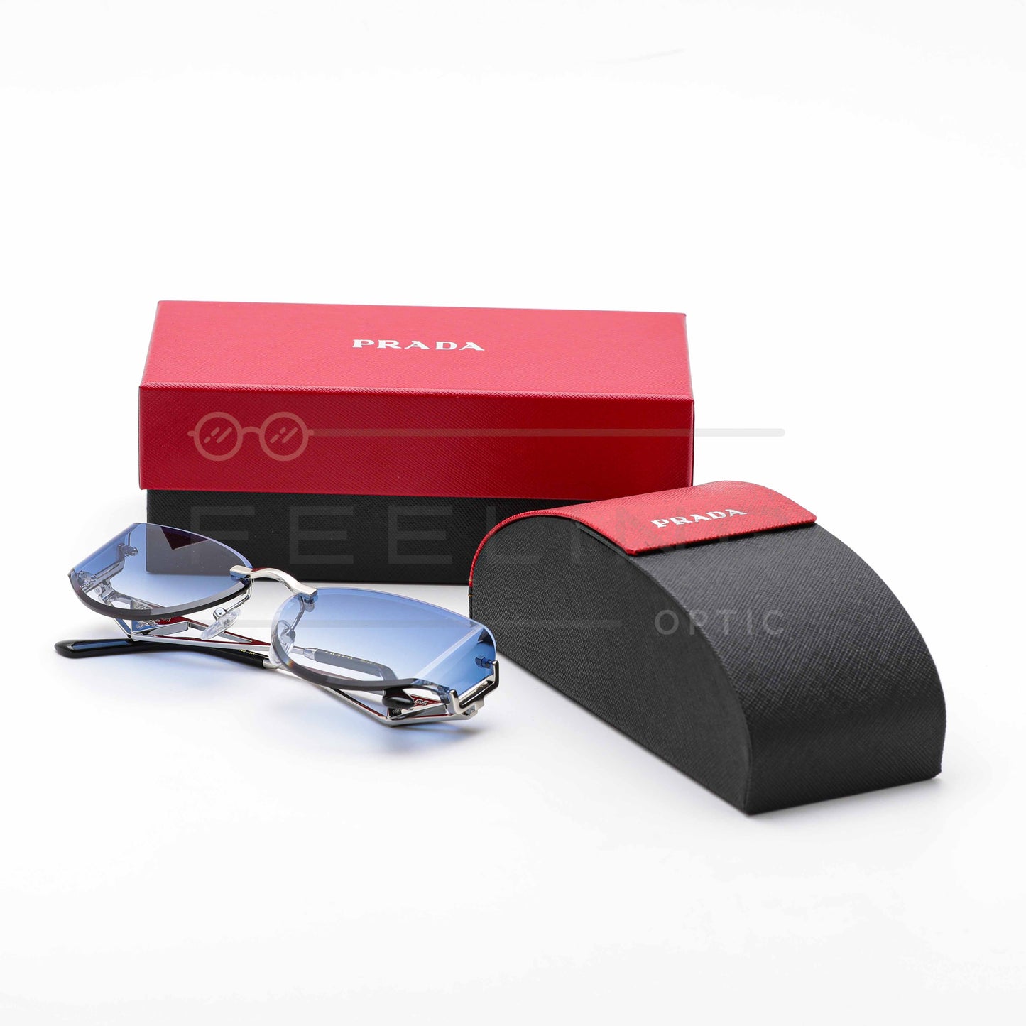PRADA PRA193VS - Bleu & Gris