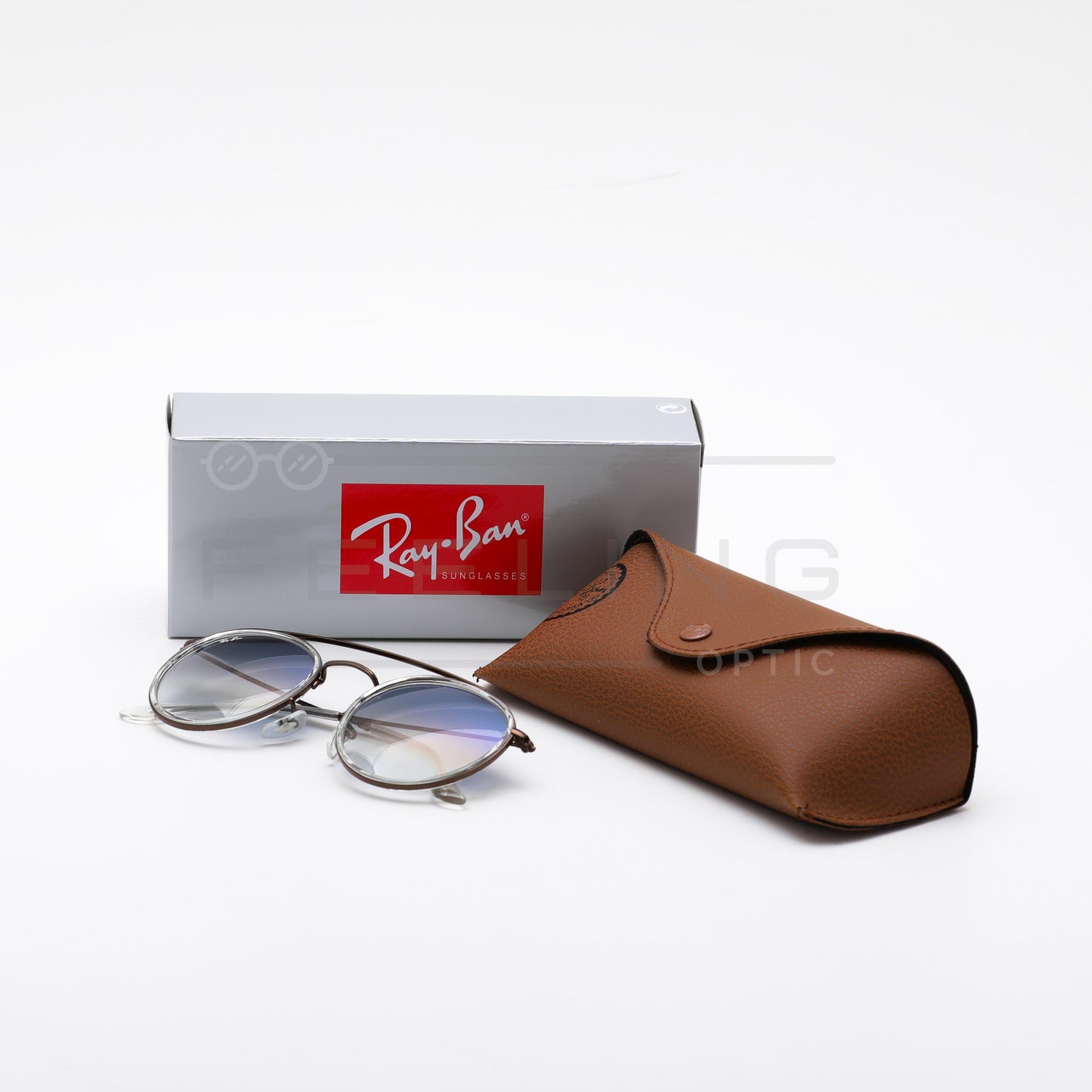RAYBAN Double Bridge RB-3647N - Bleu & Gris