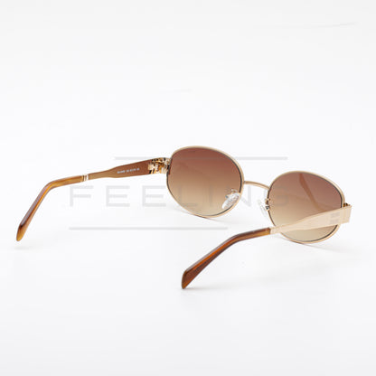 MIU MIU 54WS - Marron & Gold