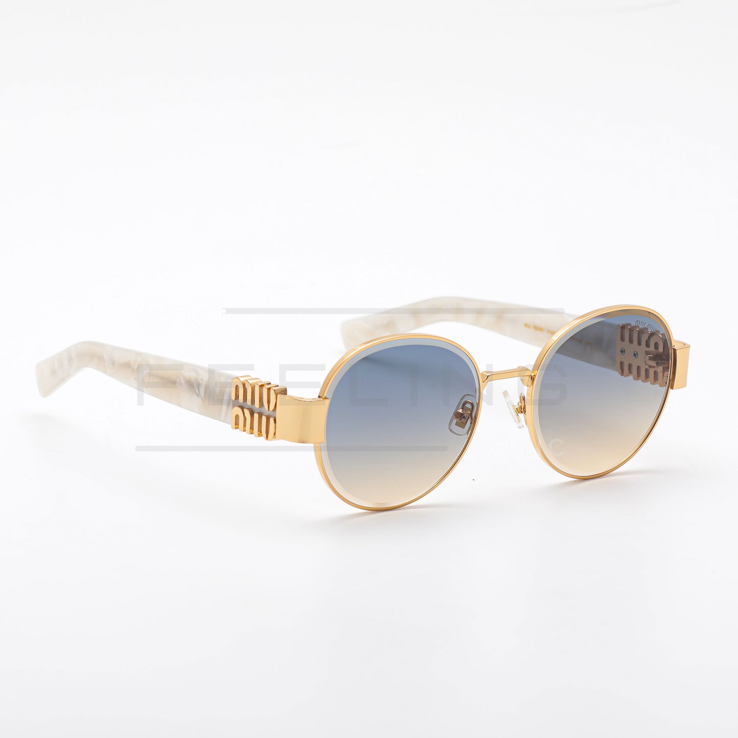 MIU MIU 116AV - Bleu & Gold