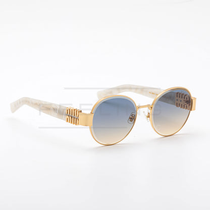 MIU MIU 116AV - Bleu & Gold