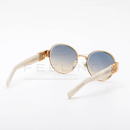 MIU MIU 116AV - Bleu & Gold