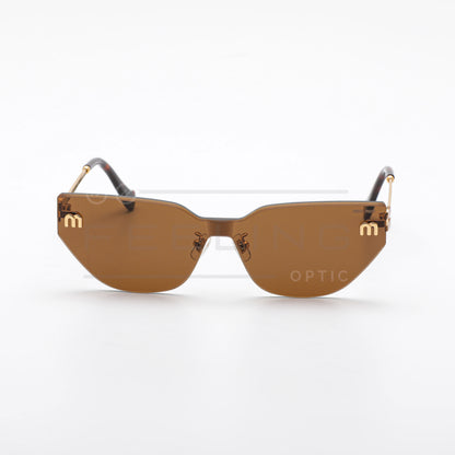 MIU MIU 101AV - Marron & Gold