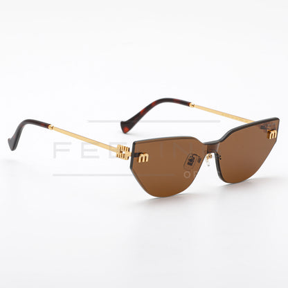MIU MIU 101AV - Marron & Gold