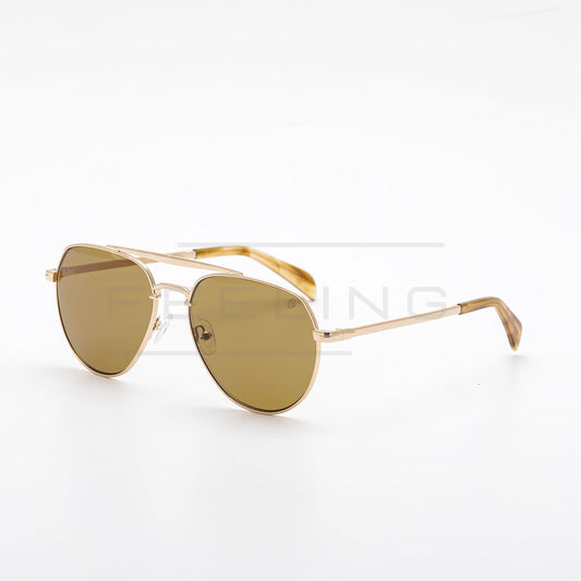 DAVID BECKHAM DV7037 - Marron & Gold