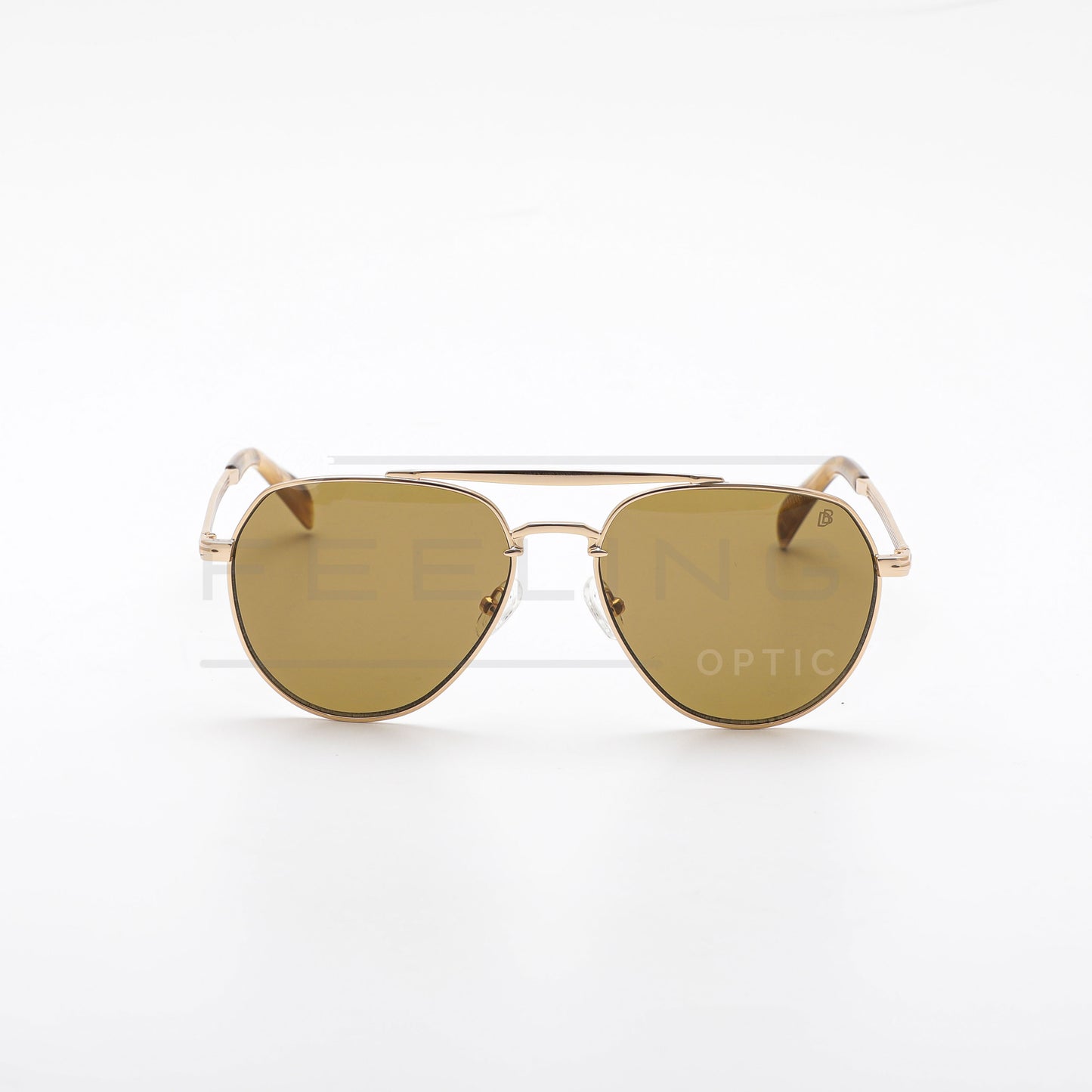 DAVID BECKHAM DV7037 - Marron & Gold