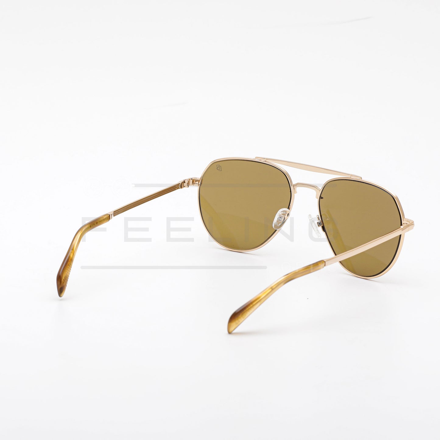 DAVID BECKHAM DV7037 - Marron & Gold