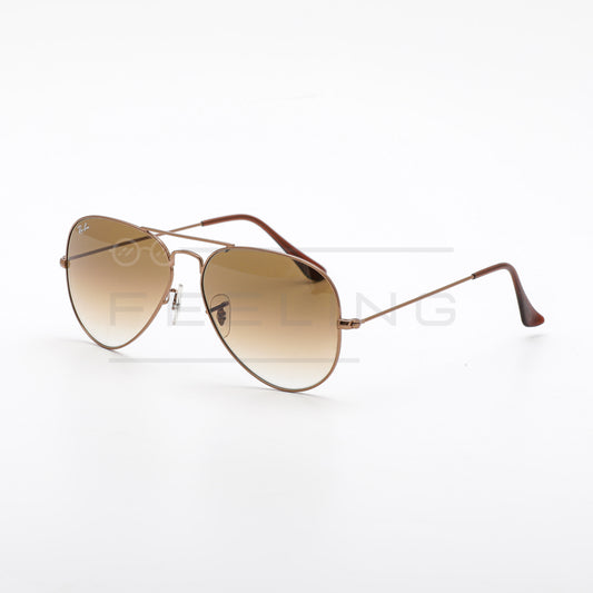 RAYBAN AVIATOR RB-3025 - Marron & Bronze
