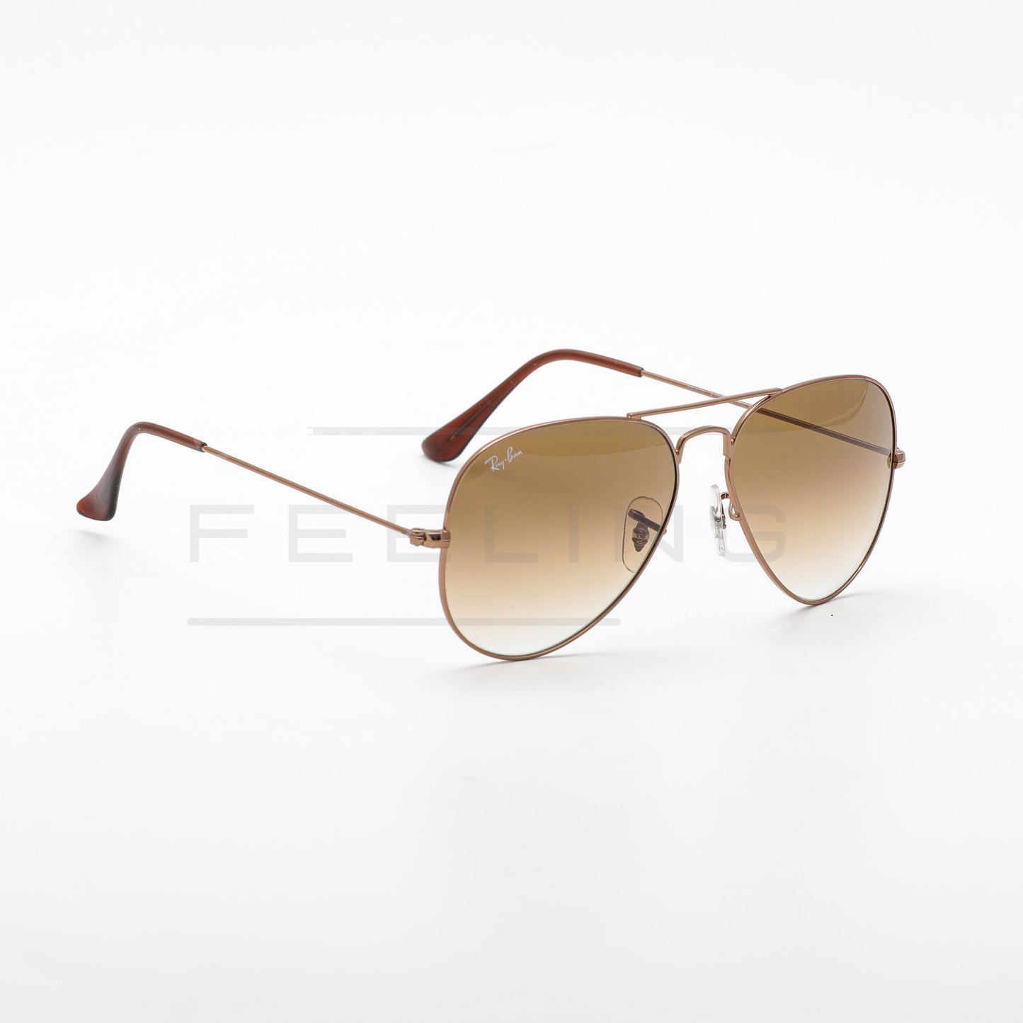 RAYBAN AVIATOR RB-3025 - Marron & Bronze