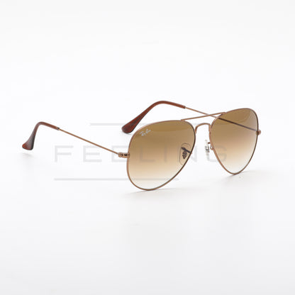 RAYBAN AVIATOR RB-3025 - Marron & Bronze