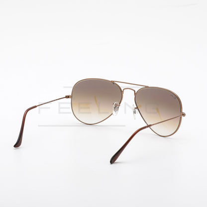 RAYBAN AVIATOR RB-3025 - Marron & Bronze