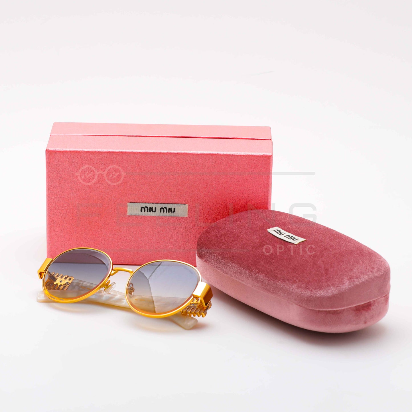 MIU MIU 116AV - Bleu & Gold