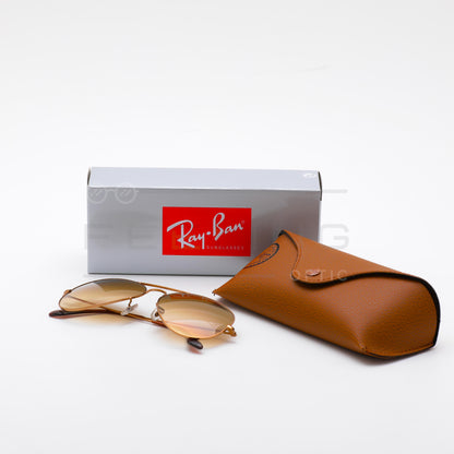 RAYBAN AVIATOR RB-3025 - Marron & Bronze
